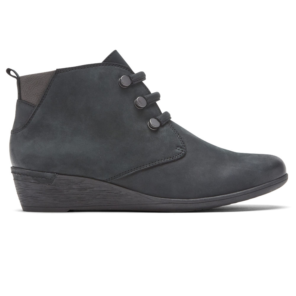 Rockport Støvler Dame Svart - Cobb Hill Devyn Chukka - ABWV51426